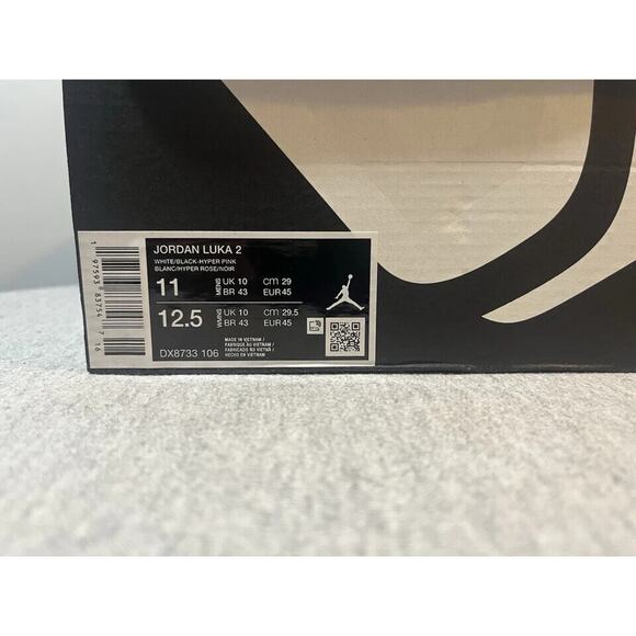 NIKE Air Jordan LUKA 2 White/Hyper Pink Basketball Men\'s Shoe Size 11 DX8733-106